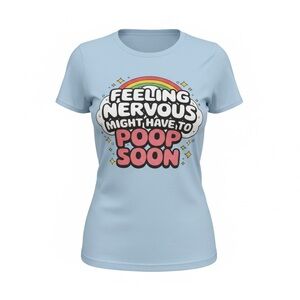 100% Cotton Funny Poop Graphic Tee